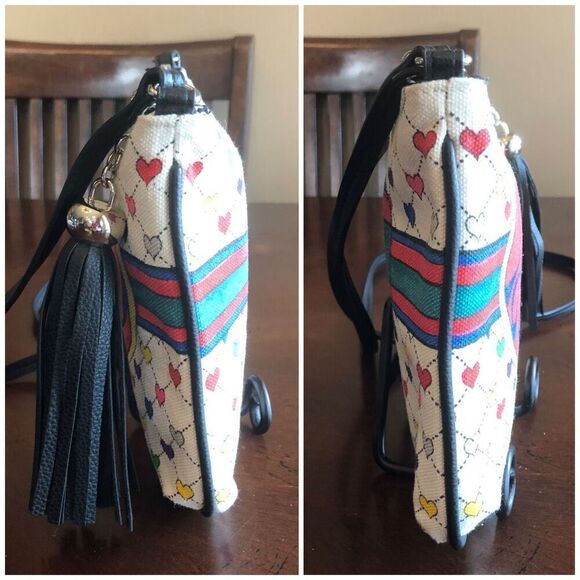 Brighton - 🎉HP🎉 Love & Joy Tasseled Limited Edition Crossbody Pouch. LIKE NEW! - Picture 6 of 15